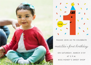 Birthday Faces Photo - Birthday Invitation by The Indigo Bunting