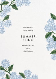 Hydrangea Frame - Summer Party Invitation by Rifle Paper Co.