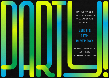 Light Bright - Birthday Invitation by Paperless Post