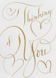 Thinking Of You - Sympathy Card by Bernard Maisner