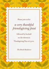 Golden Bloom - Thanksgiving Invitation by Hello!Lucky