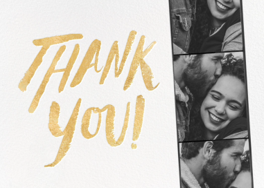 Photo Booth Thank You - Thank You Card by kate spade new york