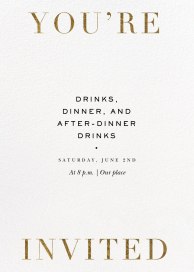 Endlong - Dinner Party Invitation by Paperless Post