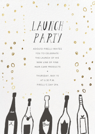 Uncorked - Launch Party Invitation by Mr. Boddington's Studio