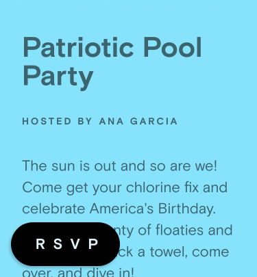 Poolside View event details