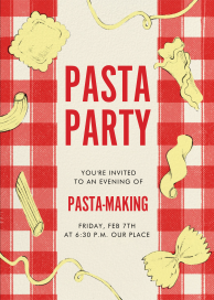 Handmade Pasta - Dinner Party Invitation by Paperless Post