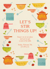 Stir Things Up - Dinner Party Invitation by Paperless Post