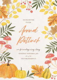 Fall in Love - Thanksgiving Invitation by Paperless Post