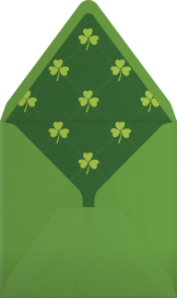 Shamrock Luck - Paperless Post Envelope