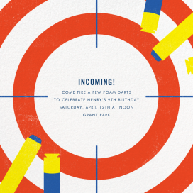 Target Practice - Birthday Invitation by Paperless Post