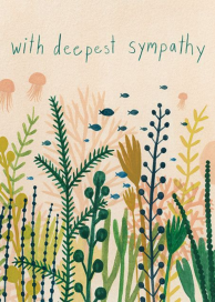 Underwater Sympathy (Kate Pugsley) - Sympathy Card by Red Cap Cards