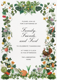 Demeter - Thanksgiving Invitation by Stephanie Fishwick