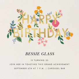 Wildwood Birthday (Invitation) by Rifle Paper Co.