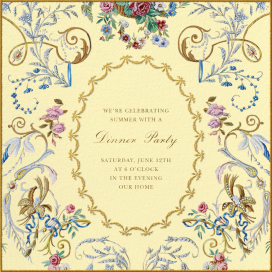 Fantaisie - Dinner Party Invitation by Ladurée