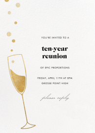 Champagne Flute - Invitation by Paperless Post