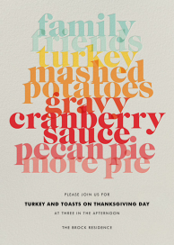 Thanksgiving Essentials - Thanksgiving Invitation by Paperless Post