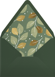 Gathered Leaves - Paperless Post Envelope