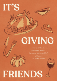 Floating Feast - Thanksgiving Invitation by Paperless Post