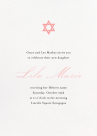 Blanc - Bris/Baby Naming Invitation by Paperless Post