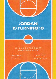 On the Court - Birthday Invitation by Paperless Post