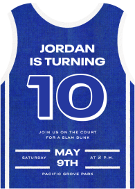 Slam Dunk - Birthday Invitation by Paperless Post