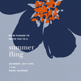 Grand Flora - Summer Party Invitation by kate spade new york