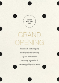 Diadem Dots - Launch Party Invitation by Sugar Paper