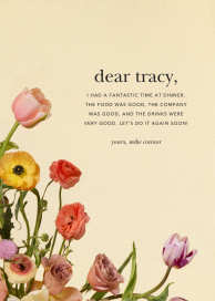 Prairial - Thank You Card by Putnam & Putnam