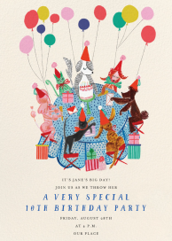 Pet Fete - Birthday Invitation by Mr. Boddington's Studio