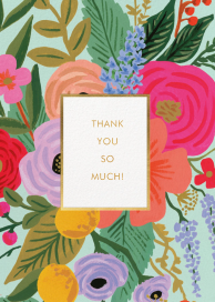 Garden Party Thank You - Thank You Card by Rifle Paper Co.