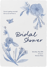 Kind Of Blue - Bridal Shower Invitation by Paperless Post