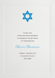 Standard - Bris/Baby Naming Invitation by Paperless Post