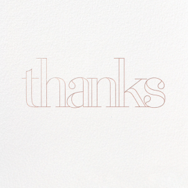 Grace and Gratitude - Thank You Card by Paperless Post