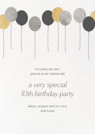 Balloons (New) - Birthday Invitation by Paperless Post