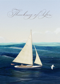 Set Sail - Sympathy Card by Felix Doolittle