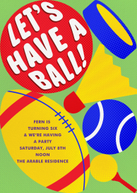 Ball Out - Birthday Invitation by Paperless Post