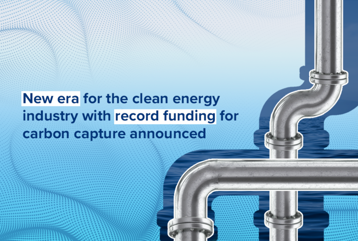 New era for the clean energy industry with record funding for carbon capture announced.