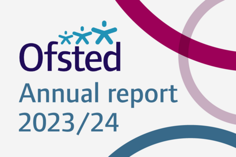 Ofsted annual report 23/24 logo