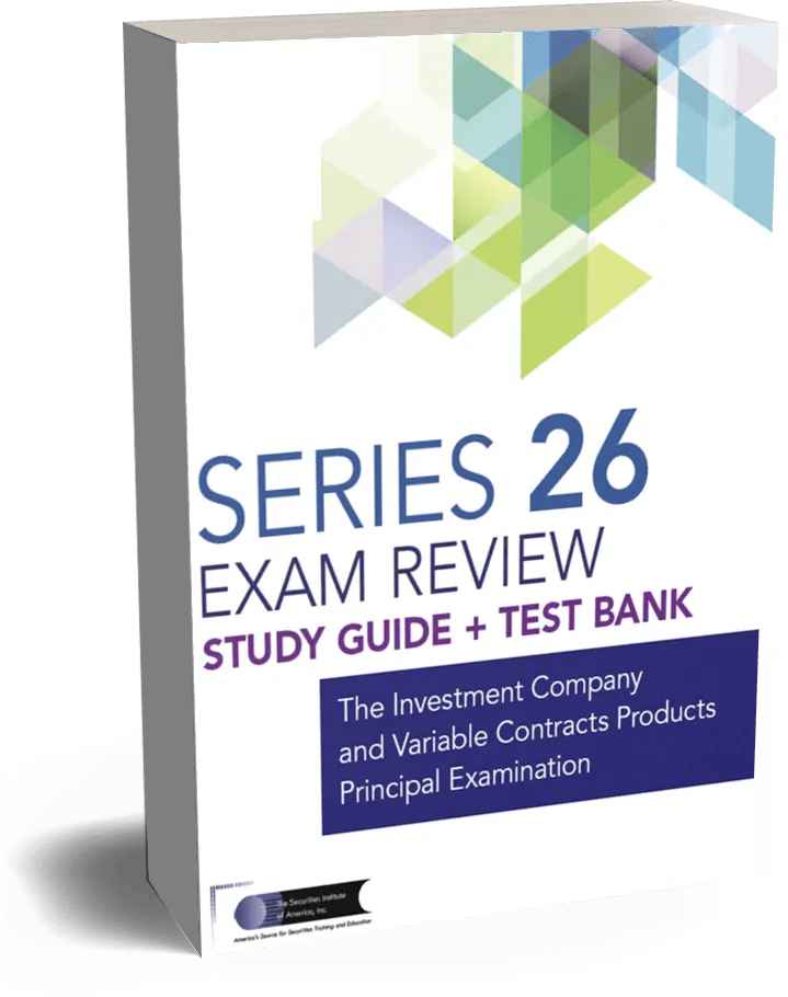 Series 26 exam textbook & study guide