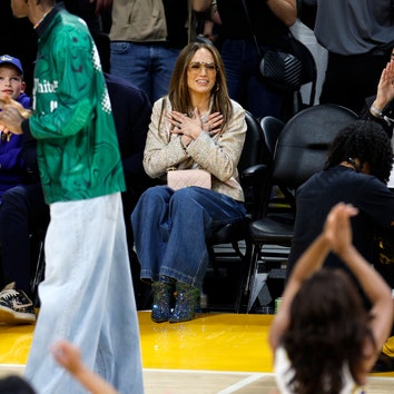 Jennifer Lopez and Kim Kardashian Offer Their Takes on Court-Side Style