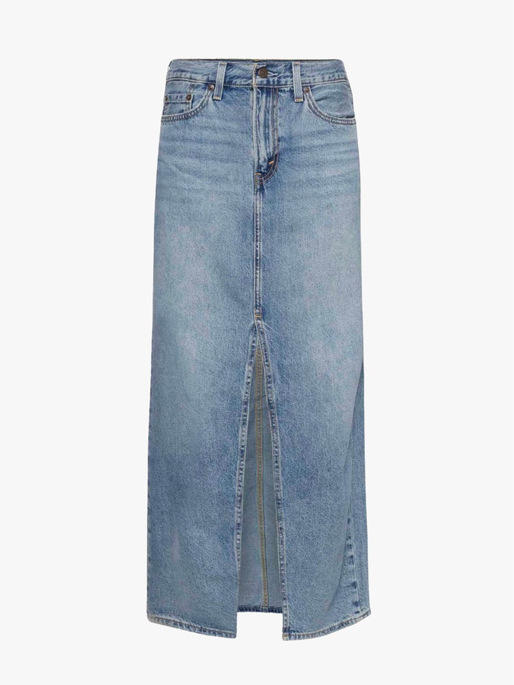 Image may contain Clothing Pants Skirt and Jeans