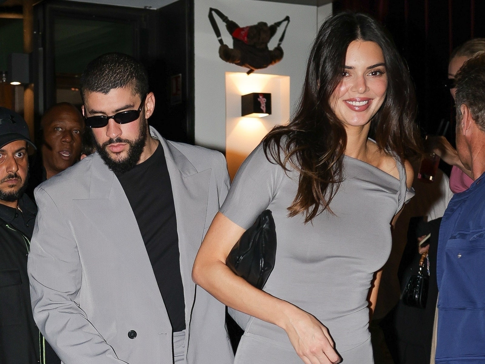 Kendall Jenner and Bad Bunny Embraced Matching Style for Their Paris Date Night