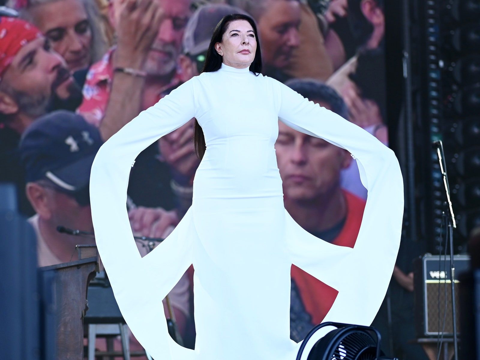 “Fashion&-and the World&-Are in a State of Crisis.” Marina Abramović on 7 Minutes of Silence for Peace at Glastonbury