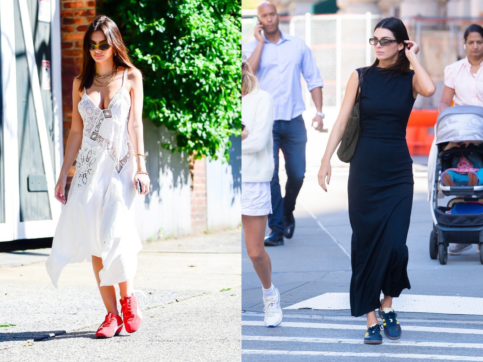 Dresses and Sneakers Are a Foolproof Outfit Combo for Summer