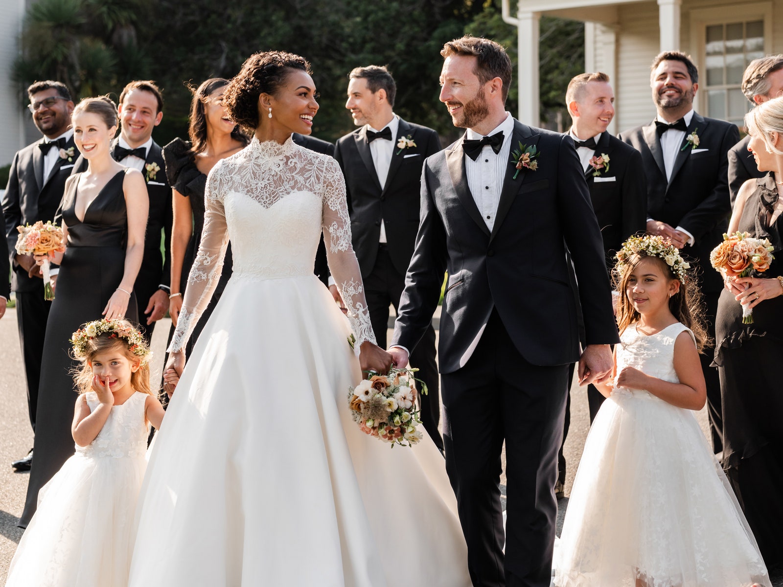 Malika Andrews and Dave McMenamin’s San Francisco Wedding Was Held at the Foot of the Golden Gate Bridge