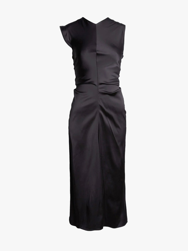 Image may contain Clothing Dress Formal Wear Fashion Evening Dress Gown Robe and Coat