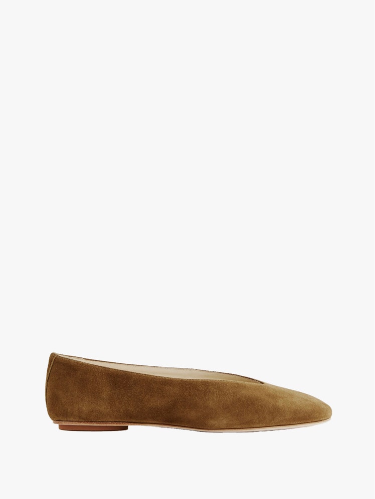 Image may contain Suede Clothing Footwear and Shoe