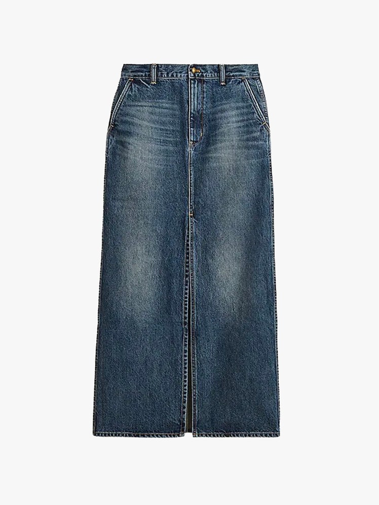 Image may contain Clothing Pants Skirt and Jeans