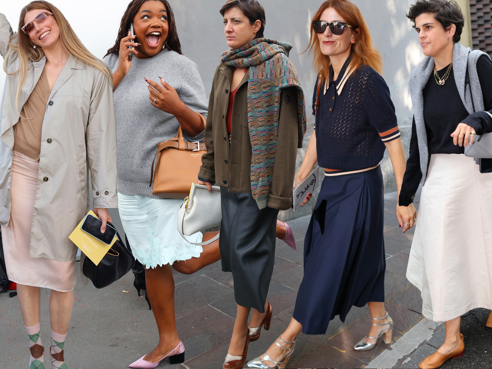 The Milan Fashion Week Street Style Scene Was an Unofficial Love Letter to Mrs. Prada