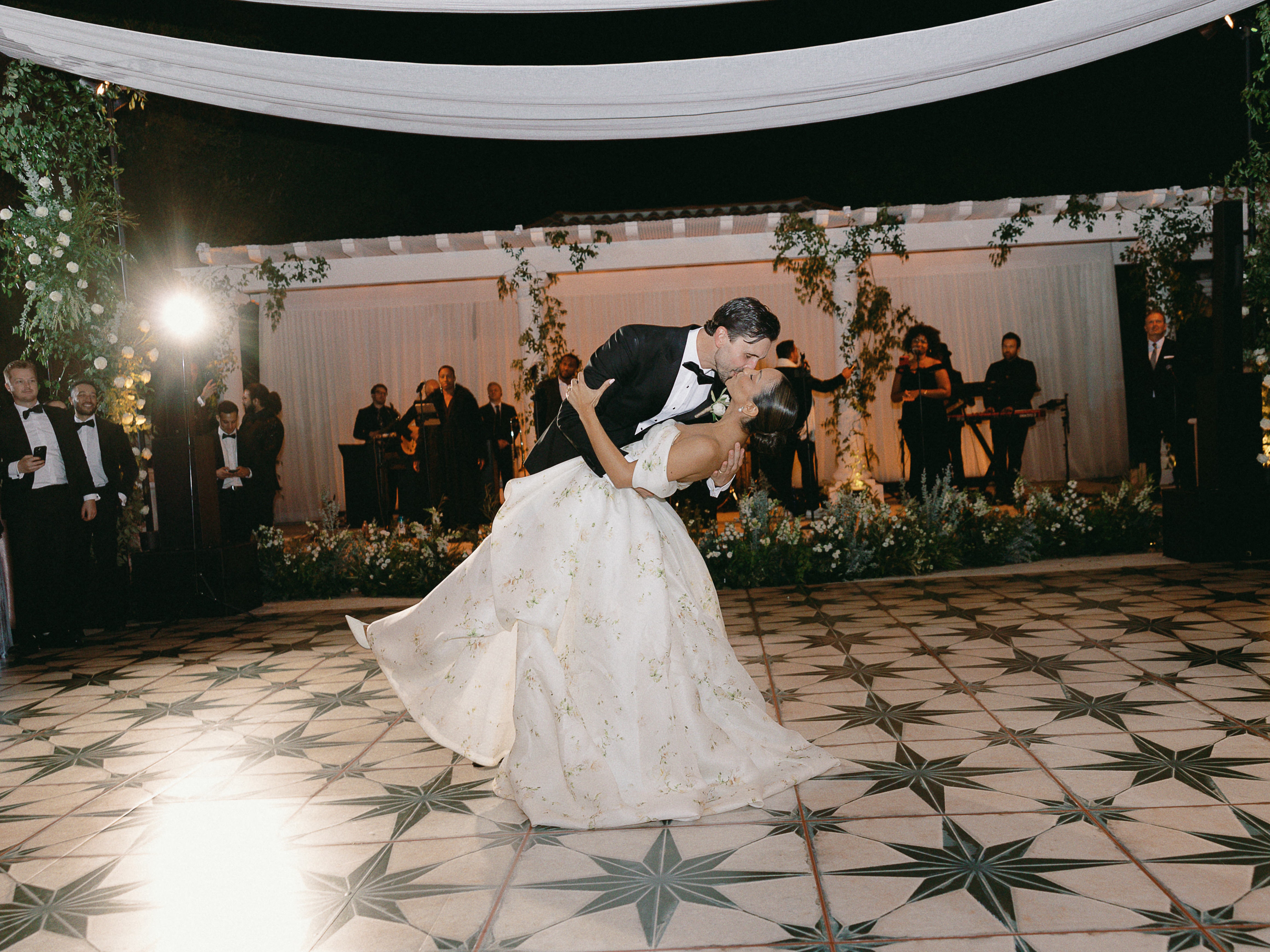 The Bride Wore Monique Lhuillier for a Whimsical Wedding at Her Family Home in California